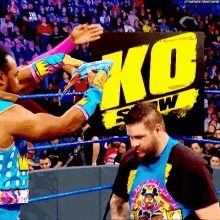 The New Day Kevin Owens GIF - The New Day Kevin Owens Knighted GIFs