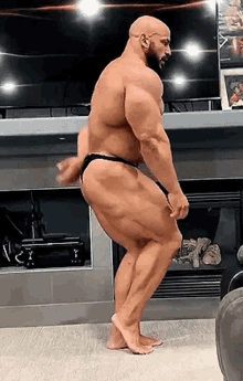 big ramy bodybuilder posing