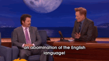 Nick Offerman 4 GIF - Disgusted That Word Abomonation Of English Language GIFs
