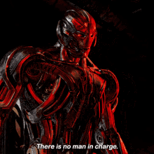 Ultron There Is No Man In Charge GIF - Ultron There Is No Man In Charge Marvel GIFs
