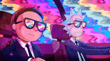 rick and morty aesthetic rainbow