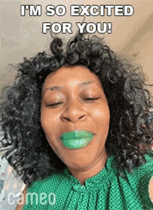 Im So Excited For You Glozell Lyneette Green GIF - Im So Excited For You Glozell Lyneette Green Glozell GIFs