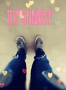 Happy Sunday My Sunday GIF - Happy Sunday My Sunday Hearts GIFs