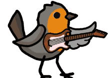 bird robin bird dance music music note