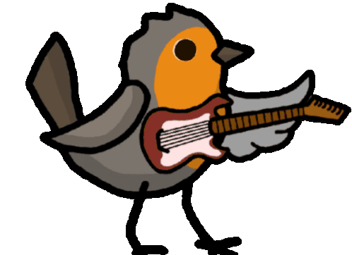 Bird Robin Bird Sticker - Bird Robin Bird Dance Stickers