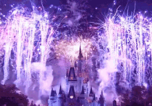 Cinderella Castle Fireworks GIF - Florida Disney Disney World GIFs