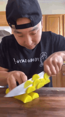 slice chef chris cho cut cooking knife