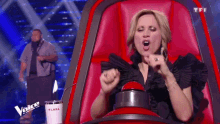 Lara Fabian The Voice GIF - Lara Fabian The Voice Spin GIFs