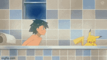 Pokemon Bath Time GIF - Pokemon Bath Time Taking A Bath GIFs
