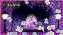 Sai Baba Flowers GIF - Sai Baba Flowers Lights GIFs