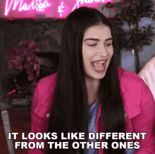 It Looks Like Different From The Other Ones Marissa Rachel GIF - It Looks Like Different From The Other Ones Marissa Rachel They Are Not The Same GIFs