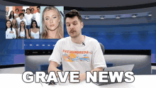 Grave News Benedict Townsend GIF - Grave News Benedict Townsend Youtuber News GIFs
