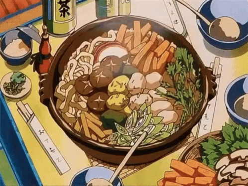Retro Anime Food Gifs