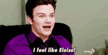Glee Kurt Hummel GIF - Glee Kurt Hummel I Feel Like Eloise GIFs