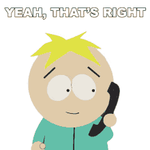 yeah thats right butters stotch south park s8e2 awesom o