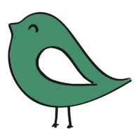 Bird Stand Sticker
