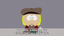 Pip Pirrup Damien Thorn GIF - Pip Pirrup Damien Thorn South Park GIFs