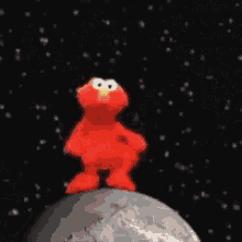 Elmo Loves You Outer Space GIF