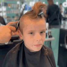 Hairstyling Carson Crosby GIF - Hairstyling Carson Crosby Claire And The Crosbys GIFs