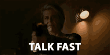 Talk Fast Hurry GIF - Talk Fast Hurry Come On GIFs
