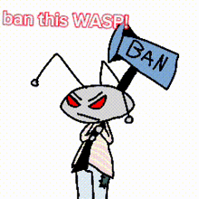 Ban This Wasp Banhammer Hammer Ant Zeprana GIF - Ban This Wasp Banhammer Hammer Ant Zeprana Zepranan Hole Ants GIFs