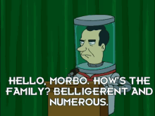 Futurama Morbo GIF - Futurama Morbo Nixon GIFs