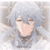 a drawing of a person with the words vyn 's beloved on the bottom