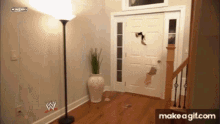 Triple H Break Door GIF - Triple H Break Door Home Invasion GIFs