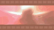 a film strip shows a silhouette of a woman in a pink background