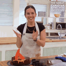 Clapping Aimee GIF - Clapping Aimee The Great Canadian Baking Show GIFs