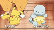 Squirtle Pikachu GIF