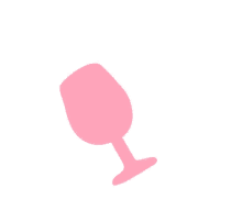 confused toast cheers pink cup emily reid
