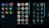 a screenshot of a video game with a few items