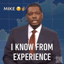 I Know From Experience Saturday Night Live GIF - I Know From Experience Saturday Night Live Weekend Update GIFs