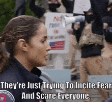 Station 19 Andy Herrera GIF - Station 19 Andy Herrera Theyre Just Trying To Incite Fear And Scare Everyone GIFs