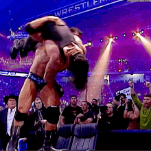Batista The Undertaker GIF - Batista The Undertaker Running Powerslam GIFs
