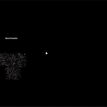 a black background with a white triangle and the words alonetraveler