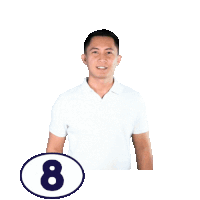 a man giving a thumbs up in a doctor ng masa doc bong pastor logo