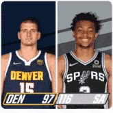 Denver Nuggets (97) Vs. San Antonio Spurs (116) Post Game GIF - Nba Basketball Nba 2021 GIFs