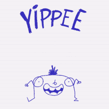 Yipee Cartoon GIF - Yipee Cartoon Doodle GIFs