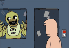 Five Nights At Freddys First Time Play GIF - Slam Cartoons GIFs