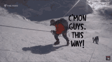 Come On Guys This Way Leader GIF - Come On Guys This Way Leader Follow GIFs
