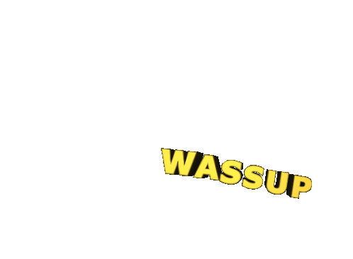 Wassup Whats Up Sticker - Wassup Sup Whats Up Stickers