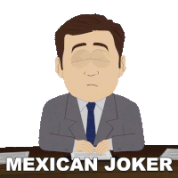 Mexican Joker South Park Sticker - Mexican Joker South Park The Joker Stickers