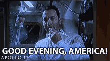 Good Evening America Tom Hanks GIF - Good Evening America Tom Hanks Jim Lovell GIFs