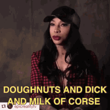 Girl Doughnuts And Dick GIF - Girl Doughnuts And Dick Laughing GIFs