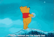 winnie the pooh without you im totally lost lost sad depressed