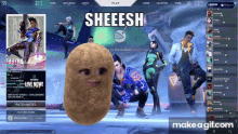 Sheeesh Potato GIF - Sheeesh Potato Fuslie GIFs