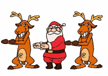 Santa Claus Reindeer GIF - Santa Claus Reindeer Rudolph GIFs
