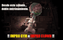 Impro Clown Dance GIF - Impro Clown Dance Zebra GIFs